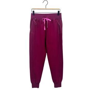 NWT Figs Boston Slim Jogger Scrub Pants in Dark Magenta Size XXS